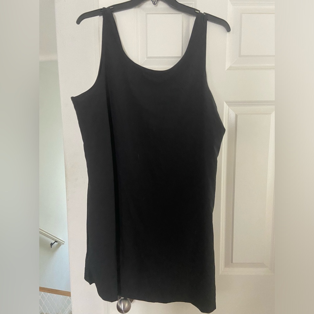 Black Athletic wear dress with shorts